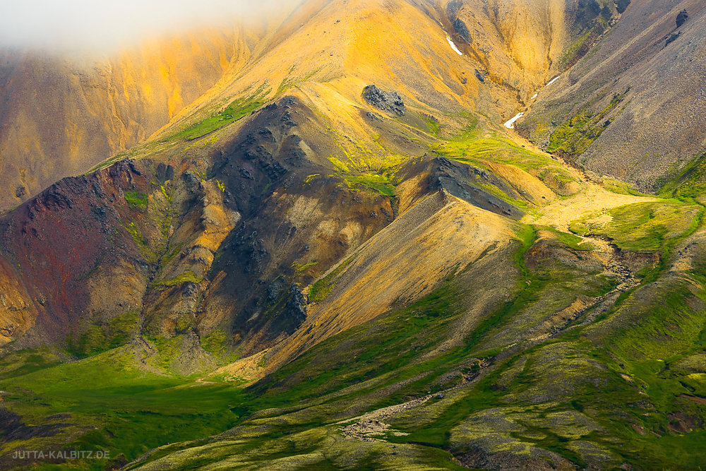 Liparitberge bei Bakkagerði