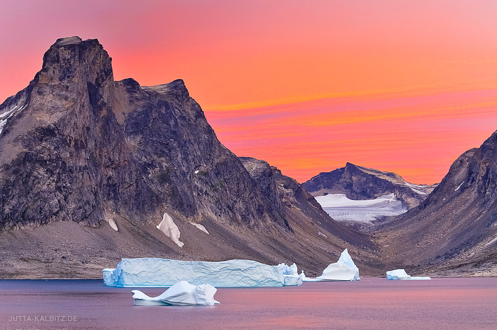 Mitternacht bei Sermiligaaq - Ostgrönland