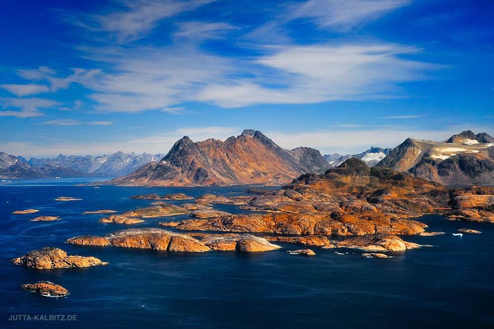 Küstenlandschaft bei Ammassalik- Ostgrönland